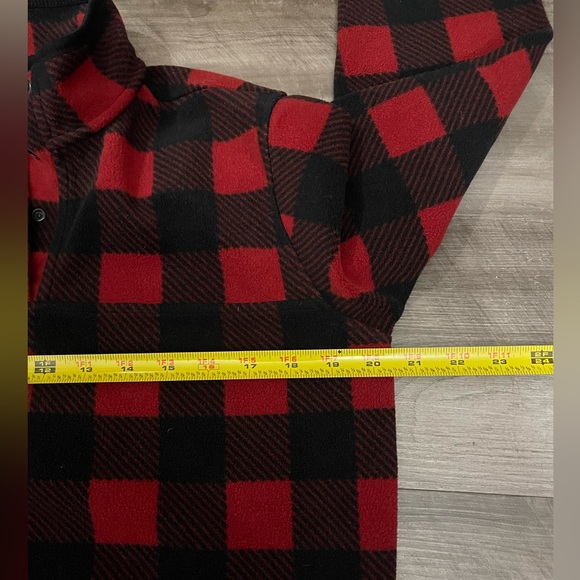 Duluth Men’s Small Fleece Plaid Sweater Snap - Picture 5 of 6